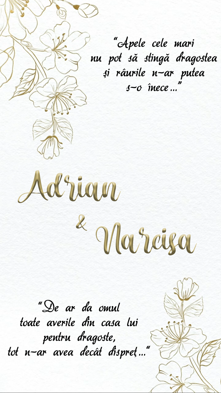 Invitatie digitala simpla narcisa2